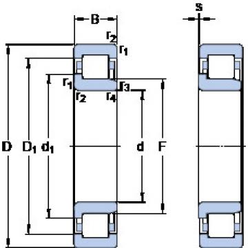 ตลับลูกปืน NJ 324 ECP SKF