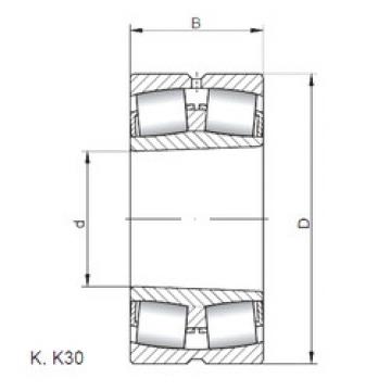 ตลับลูกปืน 231/750 KW33 ISO