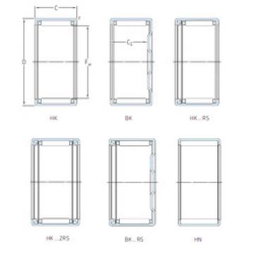 ตลับลูกปืน HK2020.2RS SKF