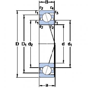 ตลับลูกปืน 7038 ACD/HCP4A SKF