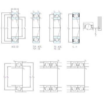 ตลับลูกปืน S71912 CB/P4A SKF