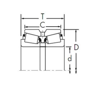 ตลับลูกปืน 595/592DC+X1S-595 Timken