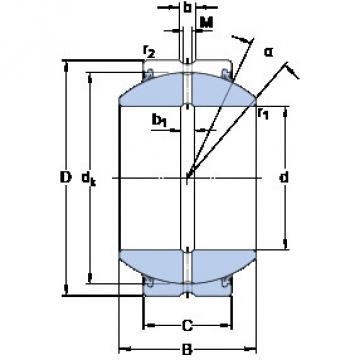 ตลับลูกปืน GEH 25 ES-2RS SKF