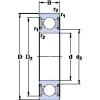 ตลับลูกปืน D/W R8-2RS1 SKF #1 small image