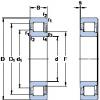 ตลับลูกปืน NJ 214 ECM SKF #1 small image