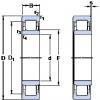 ตลับลูกปืน NU 1018 M/C3VL0241 SKF #1 small image