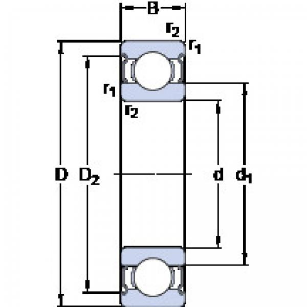 ตลับลูกปืน 628/5-2Z SKF #1 image