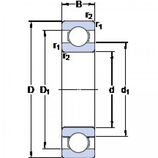 ตลับลูกปืน 61948 MA SKF #1 image