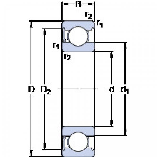 ตลับลูกปืน 6026-RS1 SKF #1 image