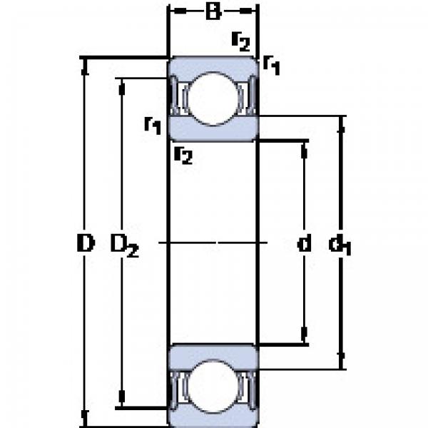 ตลับลูกปืน 6024-2RS1 SKF #1 image