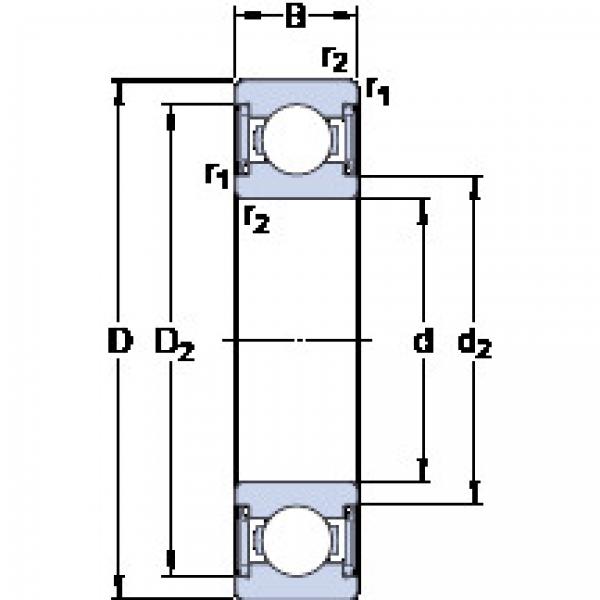 ตลับลูกปืน D/W R8-2RS1 SKF #1 image