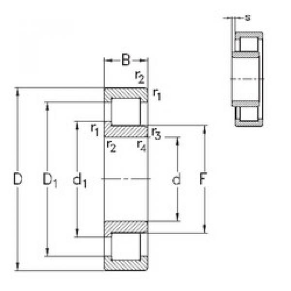 ตลับลูกปืน NJ2218-E-MPA NKE #1 image