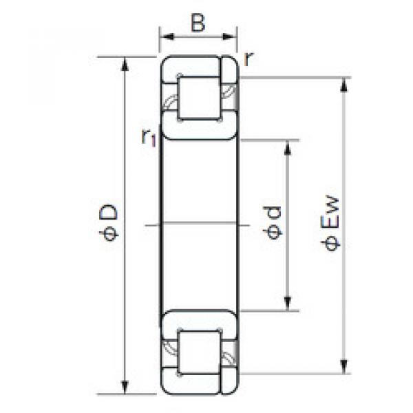 ตลับลูกปืน NP 409 NACHI #1 image