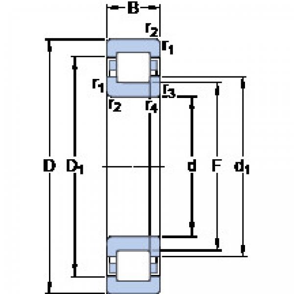 ตลับลูกปืน NUP 216 ECML SKF #1 image