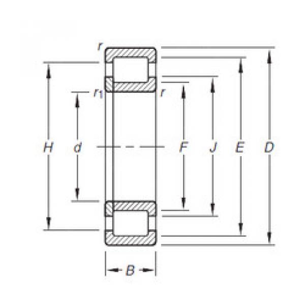 ตลับลูกปืน NUP2205E.TVP Timken #1 image