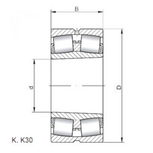 ตลับลูกปืน 22207 KW33 ISO #1 image