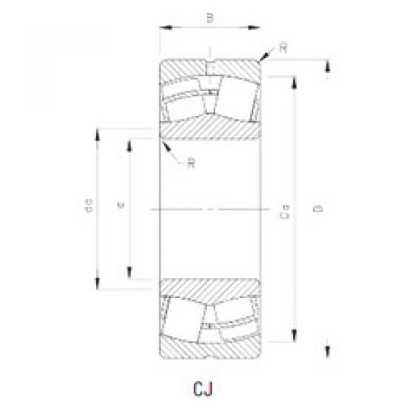 ตลับลูกปืน 22312CJ Timken #1 image