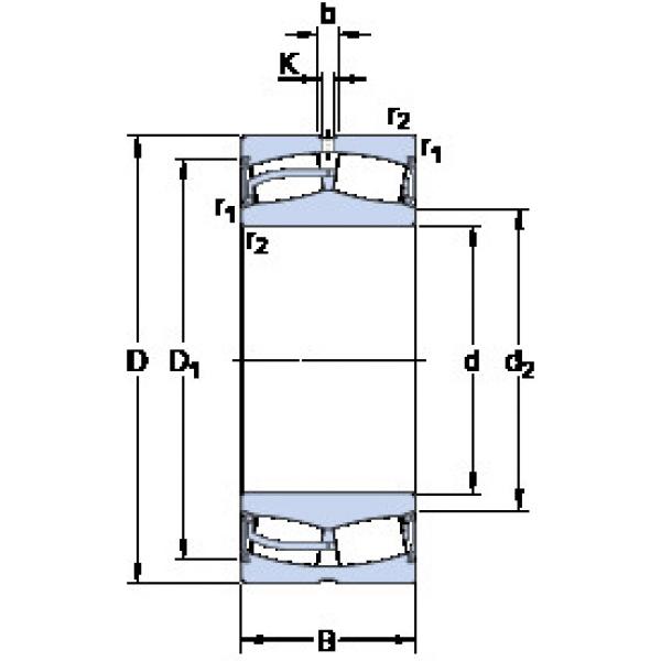 ตลับลูกปืน 22326-2CS5/VT143 SKF #1 image