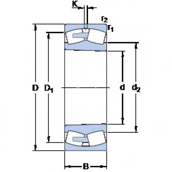 ตลับลูกปืน 238/670 CAKMA/W20 SKF #1 image