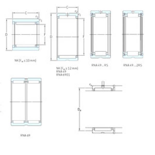 ตลับลูกปืน RNA4928 SKF #1 image