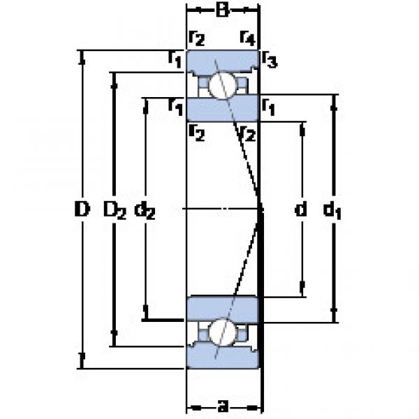 ตลับลูกปืน 71918 CB/HCP4A SKF #1 image