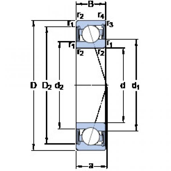 ตลับลูกปืน S71906 ACE/P4A SKF #1 image