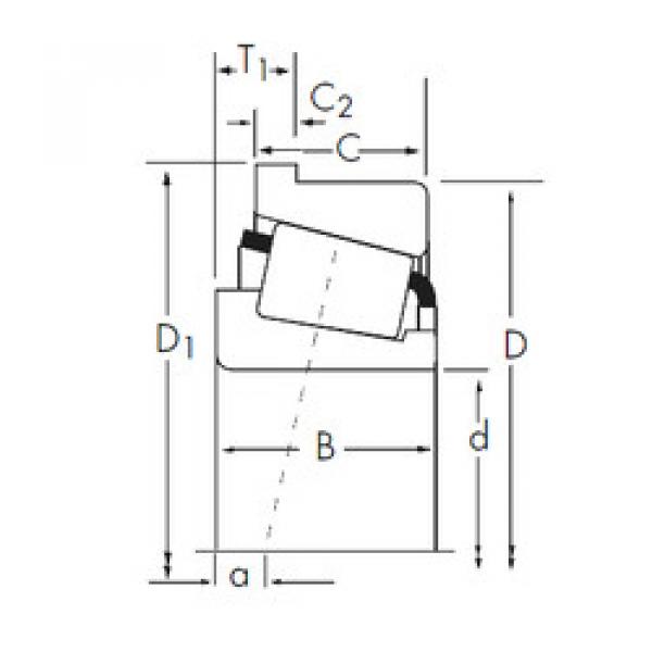 ตลับลูกปืน 44157/44348-B Timken #1 image