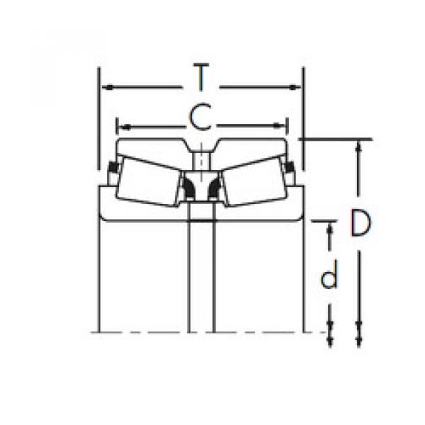 ตลับลูกปืน 389A/384D+X1S-389A Timken #1 image