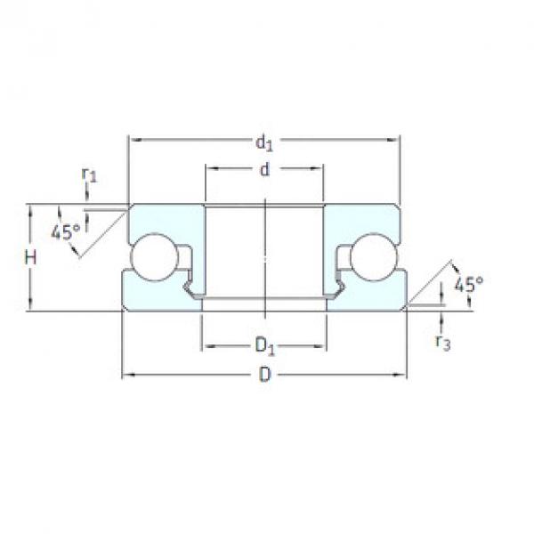 ตลับลูกปืน 51206V/HR22T2 SKF #1 image