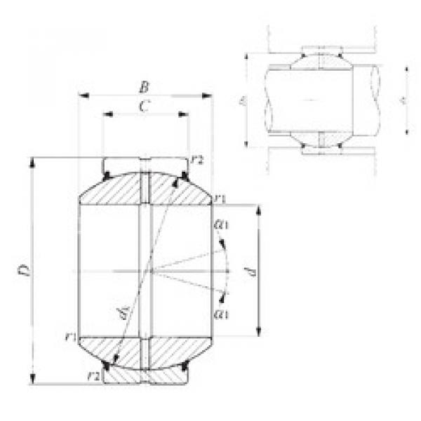 ตลับลูกปืน GE 260GS-2RS IKO #1 image