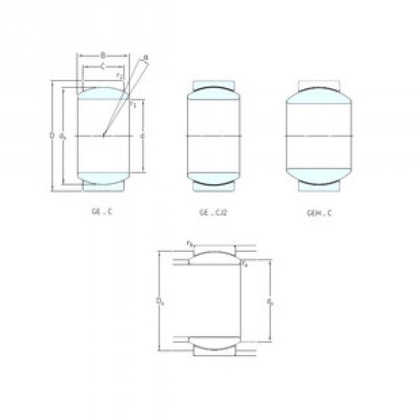 ตลับลูกปืน GEH45TXE-2LS SKF #1 image