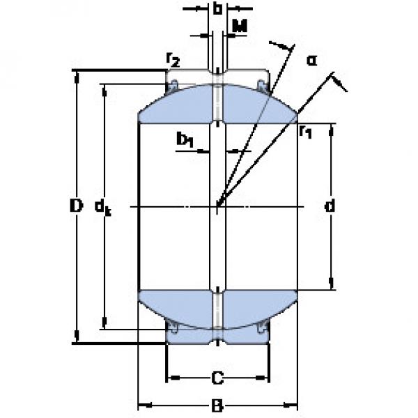 ตลับลูกปืน GEH 25 ES-2RS SKF #1 image