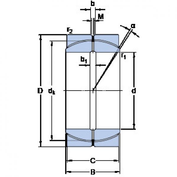 ตลับลูกปืน GEP 180 FS SKF #1 image