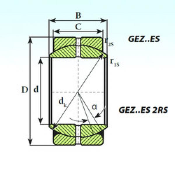 ตลับลูกปืน GEZ 63 ES 2RS ISB #1 image