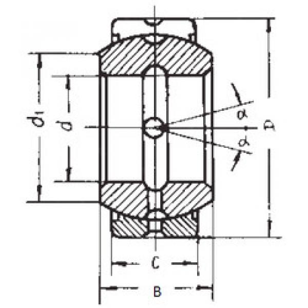 ตลับลูกปืน GEZ34ES-2RS FBJ #1 image