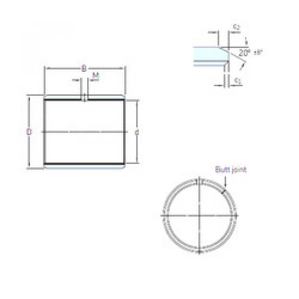 ตลับลูกปืน PCM 141615 E SKF #1 image