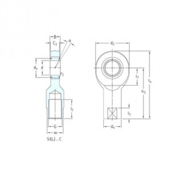 ตลับลูกปืน SI8C SKF #1 image